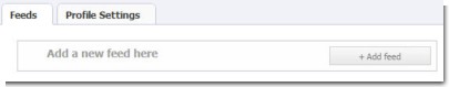 feedの追加 feedの追加